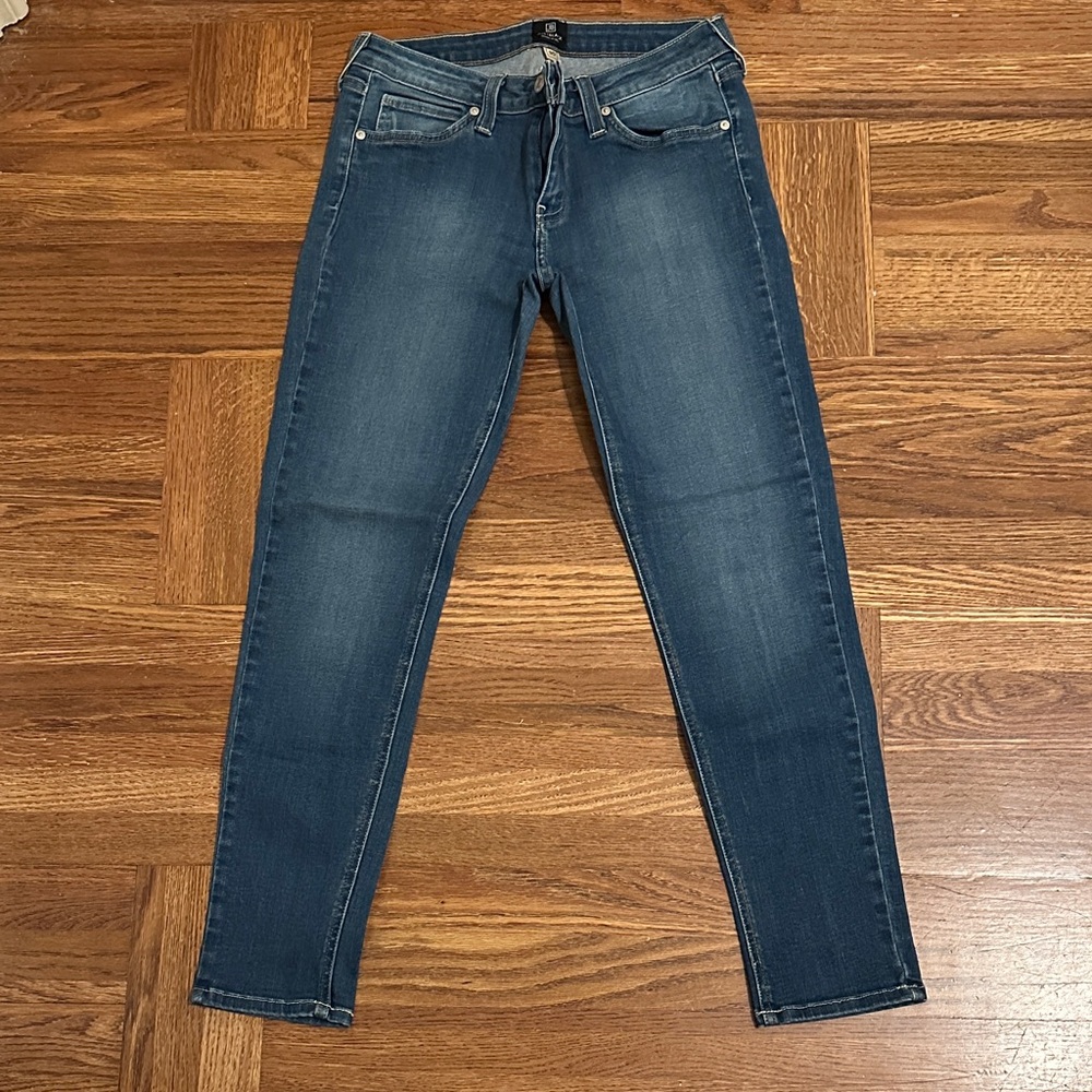 Just Black Classic Blue Washed Denim Womens Jeans Size 30